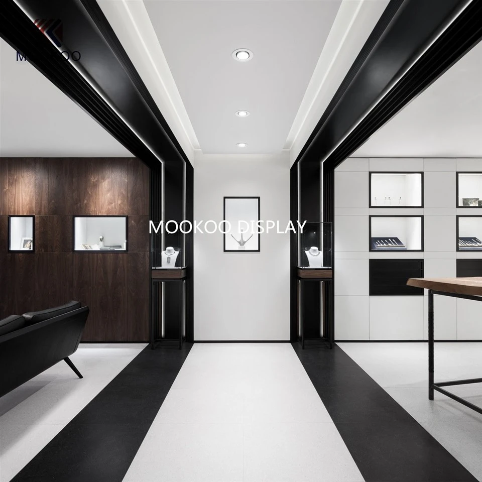 AuraMin: Sleek Wood - Metal Modern Jewelry Display Ensemble price
