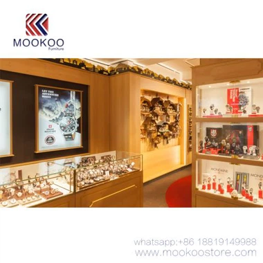 Madingi laikrodžių parduotuvė Interjero dizainas