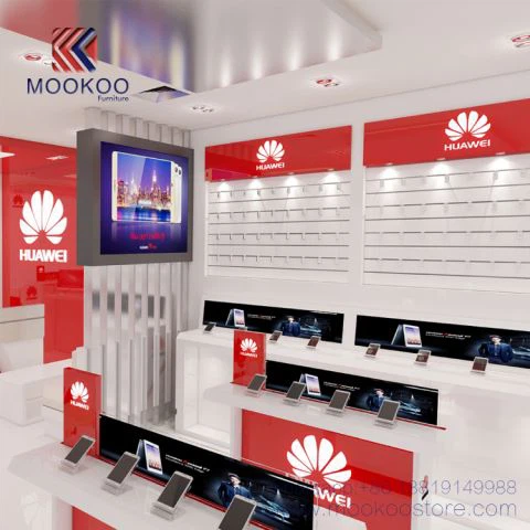 Mobiliojo ryšio parduotuvės ekranas