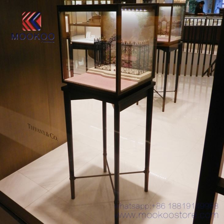 Tall Jewelry Showcase Design