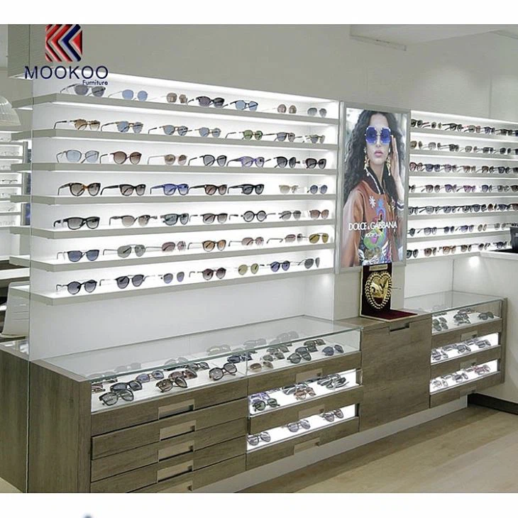 New Design Showcase Equipments For Eyeglasses Shop