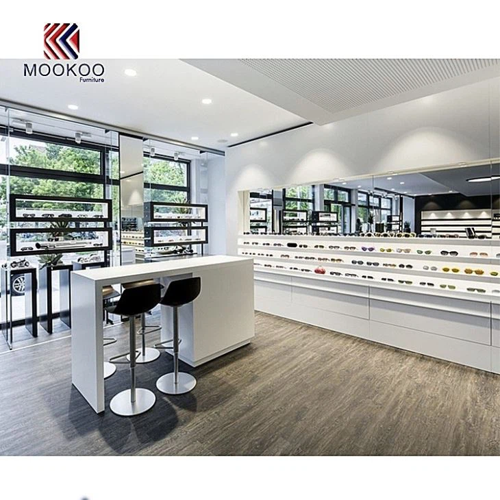 Shop Interior Decoration Optical Modern Showcase Design