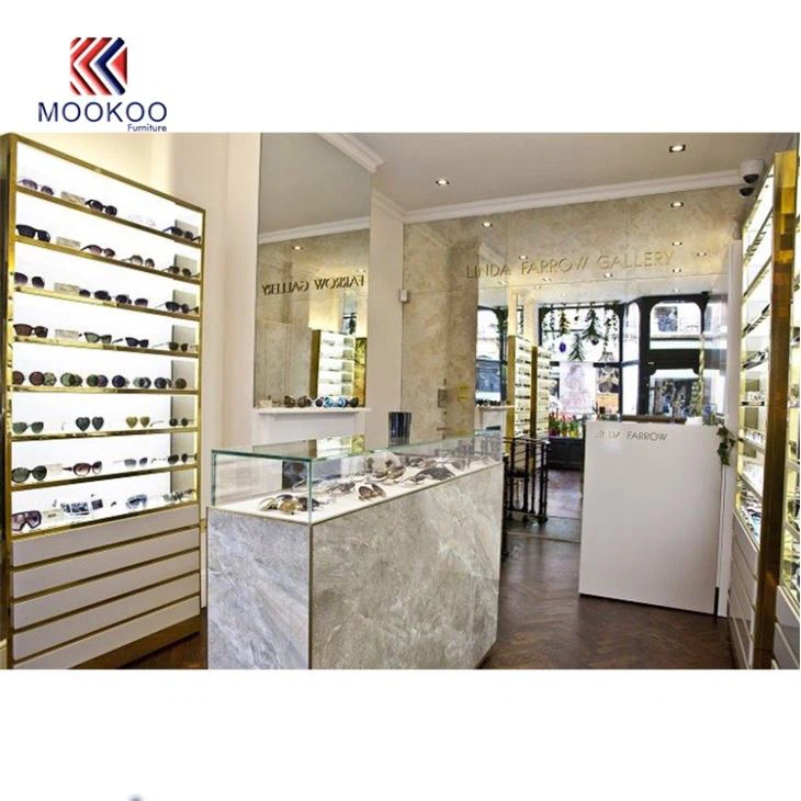 Custom Optical Eyewear Retail Cabinet Showcase