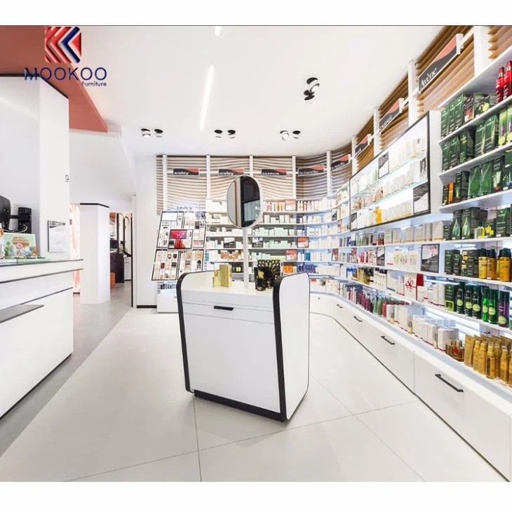 High End Pharmacy Interior Counter Furniture Design