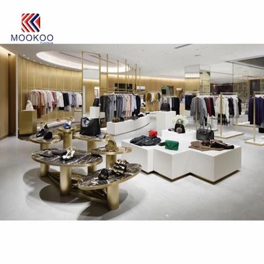 Drabužių parduotuvės stendas