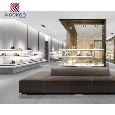 Shos parduotuvė Įrengimas Baldai