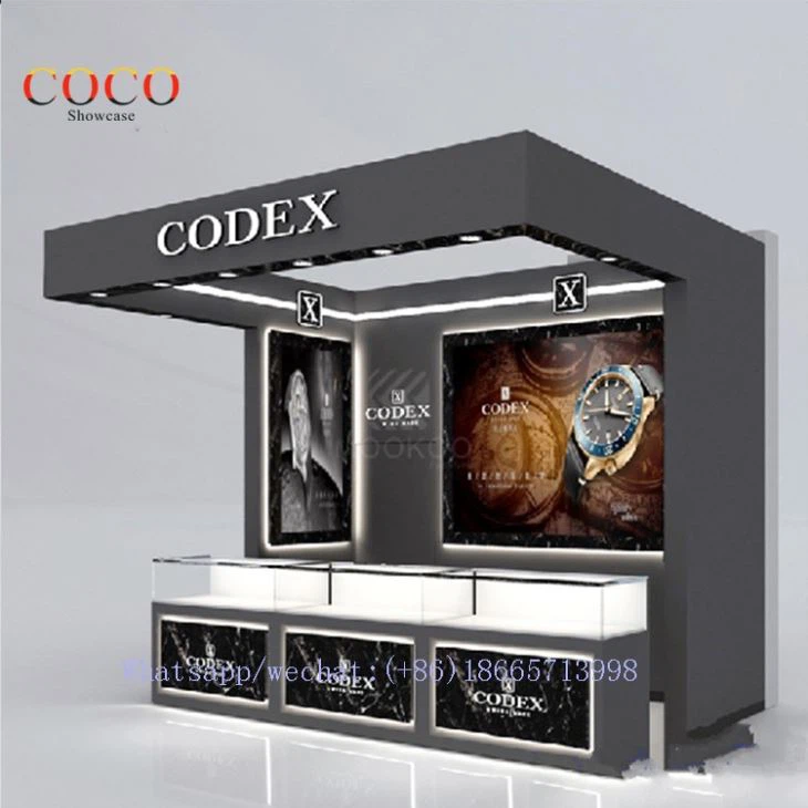Watch Showcase Kiosk For Mall