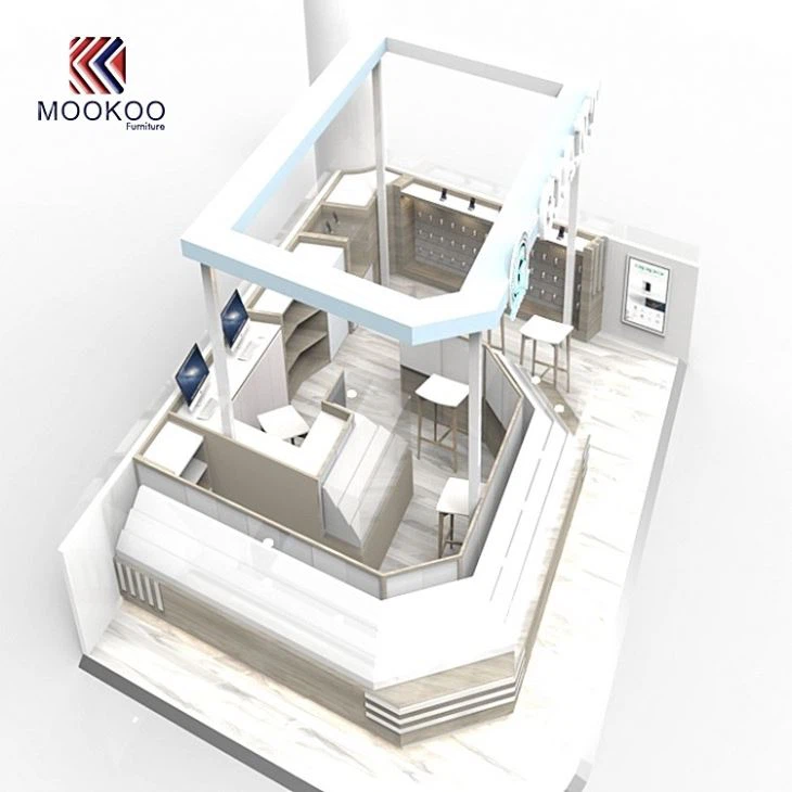 Shop Wooden Display Kiosk