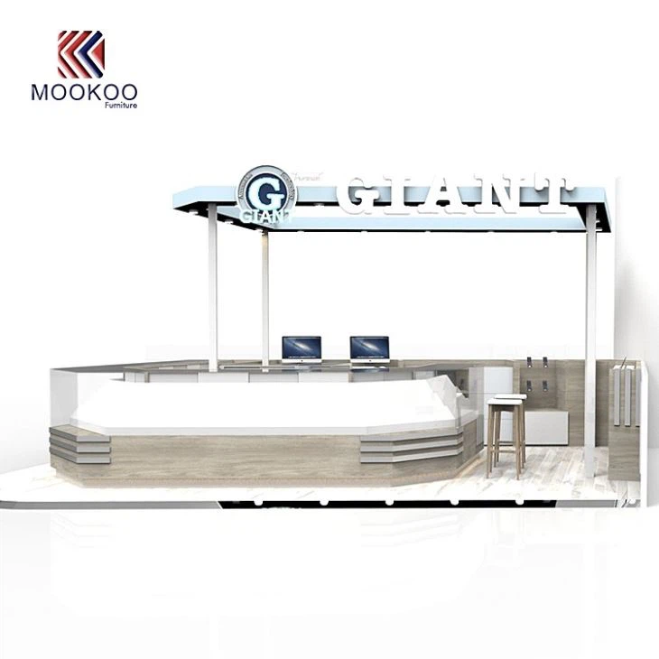 Shop Wooden Display Kiosk