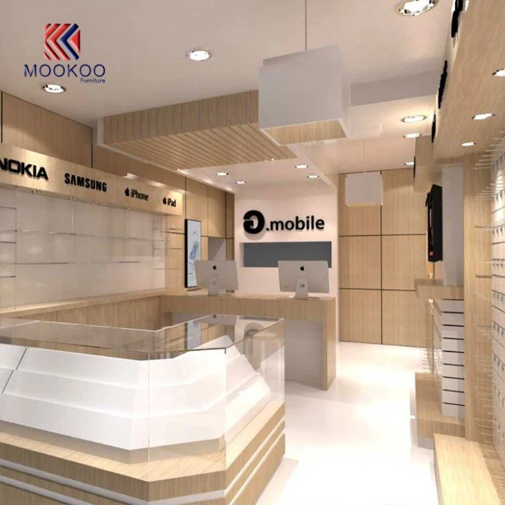 Shop Wooden Display Kiosk